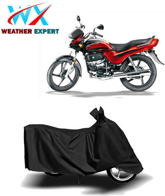 Mdstar Waterproof Two Wheeler Cover for Hero(Passion Pro, Black)