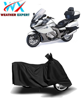 WEATHER EXPERT Waterproof Two Wheeler Cover for BMW(K 1600, Black)