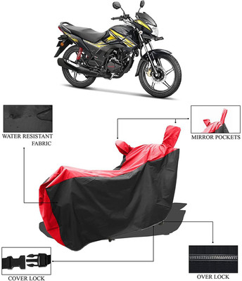 KEDIT Two Wheeler Cover for Honda(SP 125, Red, Black)