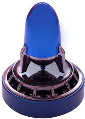 Cloudsale Aroma Diffuser Car Aroma Diffuser Air Freshener Perfume Solar Power Dashboard Rocket style Decoration With Perfume(Blue)(1 Units)