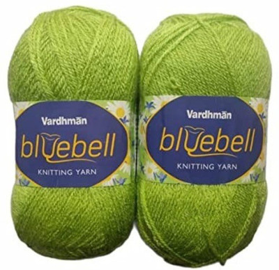 KYSS Vardhman Bluebell Wool Hand Knitting Wool/Art Craft Yarn, Shade No-58, 300 GM