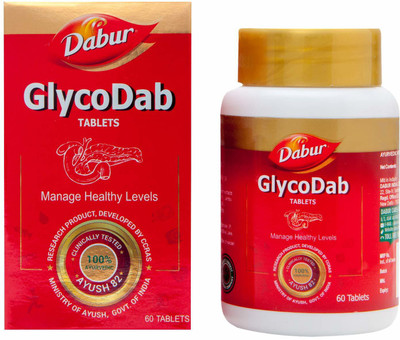 Dabur GlycoDab Tablets for Diabetes(60 Tablets)