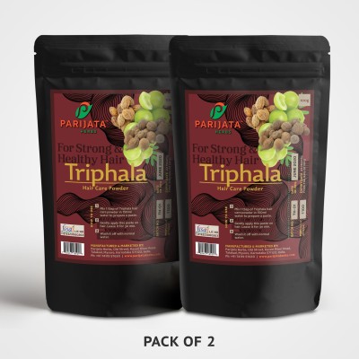 parijata herbs Triphala hair care powder for Hair(Pack of 2)