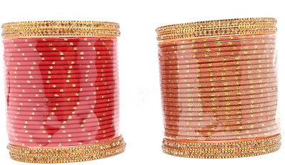 SHYCHOO BLASTS Metal Bangle Set(Pack of 56)