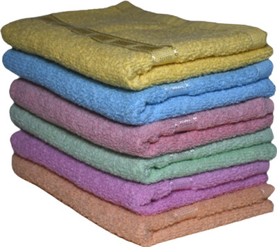 n g products Cotton 200 GSM Hand Towel Set(Pack of 6)