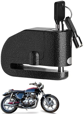 AIRSKY Motorcycle Lock Alarm Anti-Theft Security Lock For royal enfield interceptor AXL036_ALARM LOCK Security Disc Lock Disc Lock(Black)