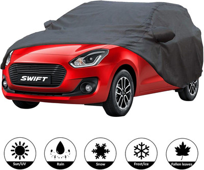 Trac Car Cover For Maruti Suzuki Swift (With Mirror Pockets)(Grey, For 2012, 2021 Models)