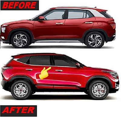 Goodzup window garnish (set of 4pcs) of tata punch model year 2021 to2022 Chrome Tata NA Front Garnish