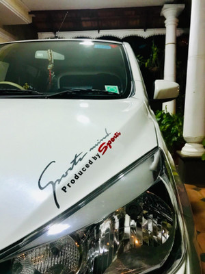 dv graphics Sticker & Decal for Car(Black, Red)