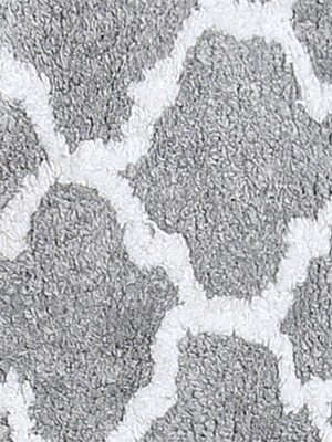 AAZEEM Grey Polyester Carpet(4 ft,  X 6 ft, Rectangle)