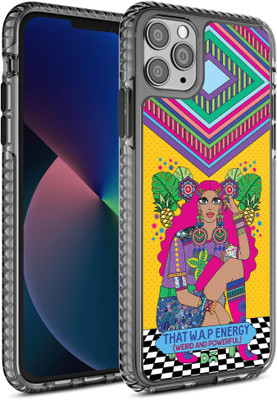 DailyObjects Weird & Powerful Stride 2.0 Back Cover for APPLE iPhone 11 Pro(Grey, Dual Protection, Pack of: 1)