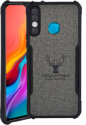 Flipkart SmartBuy Back Cover for Infinix Hot 8(Black, Shock Proof, Pack of: 1)