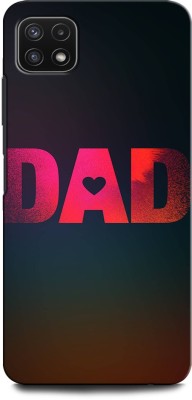 ORBIQE Back Cover for SAMSUNG Galaxy A22 5G DAD LOVE, MY DAD IS MY HERO, FAMILY LOVE(Multicolor, Hard Case, Pack of: 1)
