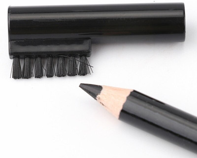 tanvi27 WATER PROOF EYE BROW PENCIL BLACK WITH BRUSH(black)