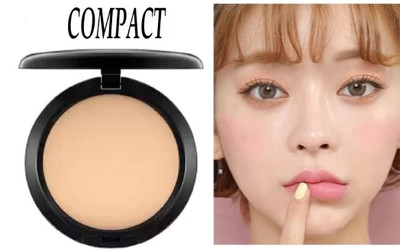 tanvi27 PRESSED COMPACT FOR ALL SKIN TYPE Compact(BEIGE, 15 g)