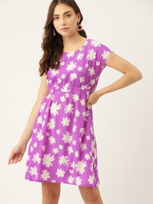 Dressberry Women A-line Purple Dress