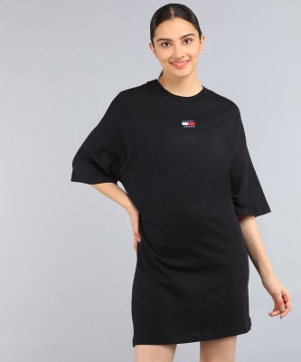 TOMMY HILFIGER Women T Shirt Black Dress