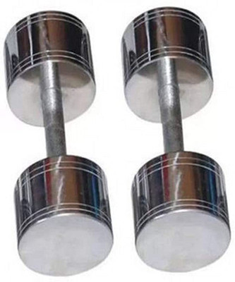 LCARNO Set Of 5Kg X2Pcs Fixed Weight Steel Dumbbell For Home/Commercial Gym Fixed Weight Dumbbell(10 kg)