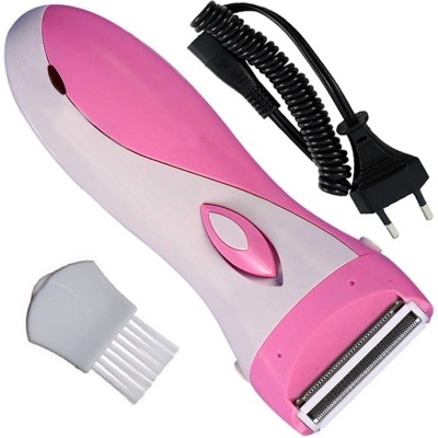 Kamie 2in1 Women Lady Rechargable Waterproof Hair Trimmer Epilators Foil Shaver CB Cordless Epilator(Pink)
