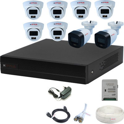 CANRON Power supply,Bnc & Dc,Plus DVR,Bullet & Dome 2.4 MP Full Color HD Camera,CL42 Security Camera(8 Channel)