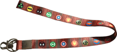 Deethyas Fashion Marvel Avengers Thor Ironman Captain America all Movie Logo Printed Lanyard Key Chain