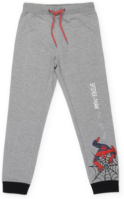 MARVEL BY MISS & CHIEF Track Pant For Boys(Grey, Pack of 1)