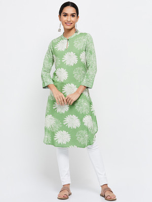 36% OFF on MAX Women Printed Straight Kurta(White) 36% OFF on MAX Women Printed Straight Kurta(White)