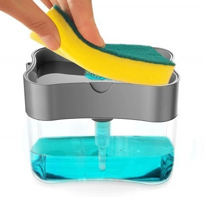 Hk Group 2 IN 1 SOAP DISPENSER FOR DISWASH(1 PCS) 220 ml Liquid Dispenser