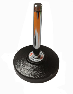 KH Small Table Desktop Microphone stand (16cm) Microphone Stand(Silver, Black)