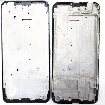 AL HAYY TRADERS Tecno Spark 5 Pro (KD7) Replacement LCD Bezel frame Front Panel(BLACK)