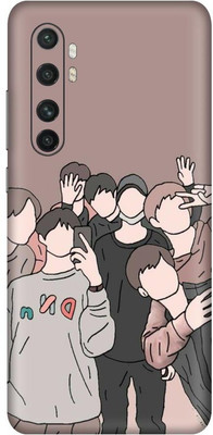 Toppings Xiaomi Mi Note 10 Lite Mobile Skin(Multicolor)
