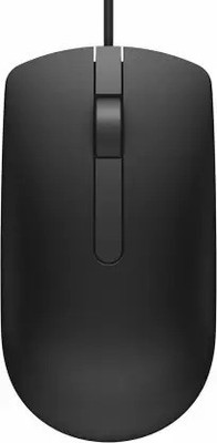 MADHUKAR GROUP MS 116 Wired Optical Mouse Wireless Ambidextrous Optical Mouse(USB 2.0, Black)