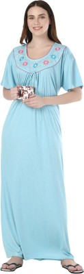 H&Y Women Nighty(Light Blue)