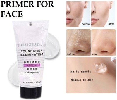 KAIASHA Gel Primer for Pores Minimization, Anti-Ageing Oil-Free & Fragrance Makeup Base Primer  - 50 ml(TRANSPARENT)