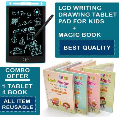 NEW MAGIC BOOK Number Math Drawing Alphabet Handwriting Magic Practice ...