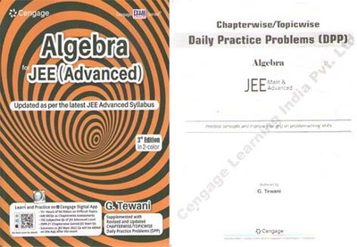 Cengage Algebra For Jee (Advanced) 3rd Edition By G. Tewani(Paperback, G. GEWANI)