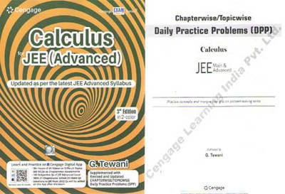 Cengage Calculus For Jee (Advanced) 3rd Edition By G. Tewani(Paperback, G. TEWANI)