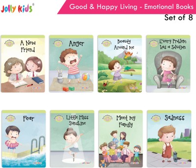 Jolly Kids Good & Happy Living The Emotional Way Story Books Set Of 8| 3-8 Yrs(Paperback, Jolly Kids)