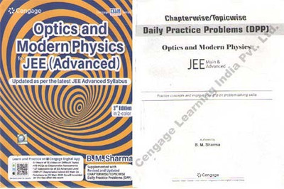 Cengage Optics And Modern For Jee (Advanced) 3rd Edition By B. M. Sharma(Paperback, B. M. SHARMA)