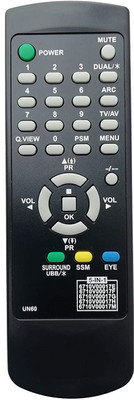 Akshita UN60 5 IN1 6710VOOO17E/F/G/H/M TV Compatible For CRT TV Universal Remote Control LG Remote Controller(Black)