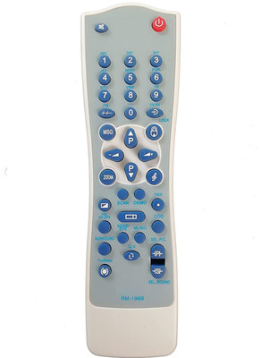 Akshita RM-196B TV Compatible For CRT TV Remote Control VIDEOCON Remote Controller(Grey)