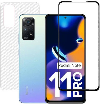 HOBBYTRONICS Front and Back Screen Guard for Redmi Note 11 Pro(Pack of 1)