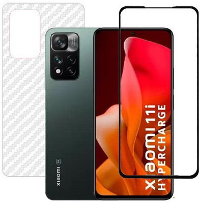 HOBBYTRONICS Front and Back Screen Guard for Xiaomi 11i(Pack of 2)