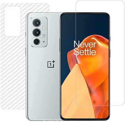 ECMERED Front and Back Screen Guard for Oneplus 9RT 5G(Pack of 1)
