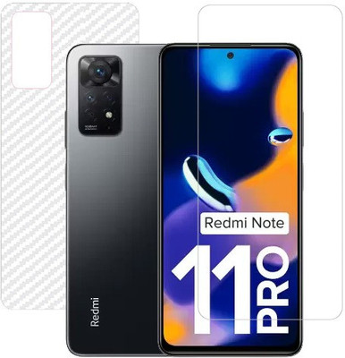 ECMERED Front and Back Screen Guard for Redmi Note 11 Pro(Pack of 1)