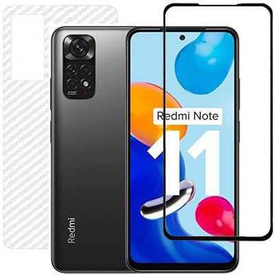 HOBBYTRONICS Front and Back Screen Guard for Redmi Note 11(Pack of 1)