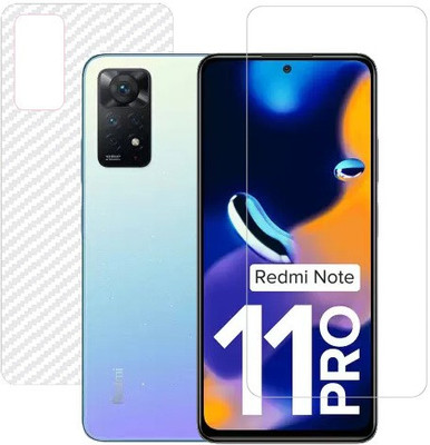 HOBBYTRONICS Front and Back Screen Guard for Redmi Note 11T(Pack of 1)