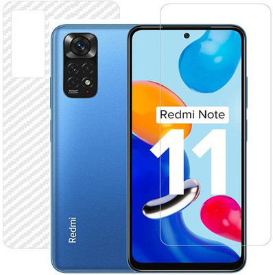 ECMERED Front and Back Screen Guard for Redmi Note 11(Pack of 1)