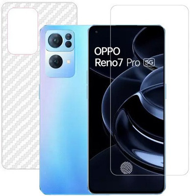 HOBBYTRONICS Front and Back Screen Guard for Oppo Reno7 Pro(Pack of 1)