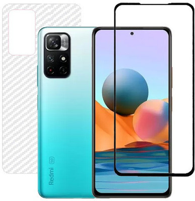 HOBBYTRONICS Front and Back Screen Guard for Redmi Note 11T(Pack of 1)